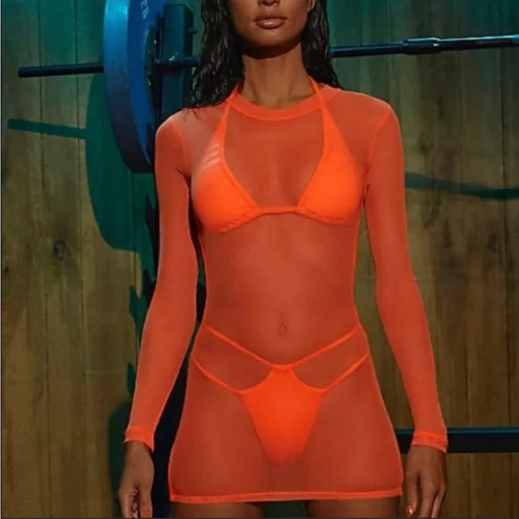 Ivy Park X Adidas Flex Cover Up Dress Large - Picture 1 of 3